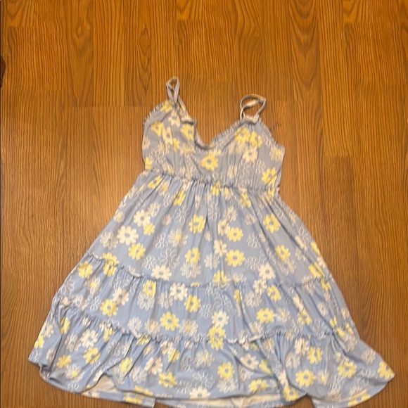 Rue21 White and Blue Spaghetti Strap Sundress - Picture 1 of 2